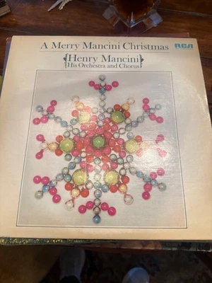 Henry Mancini and his orchestra A Mancini Christmas 1976 RCA Record lab VG Foto 1 de 2