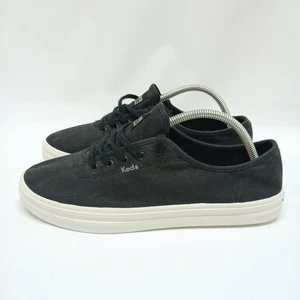 Keds Breezie Canvas Sneaker Women's 11 Black Lace Up Round Toes Lightweight - Picture 1 of 11