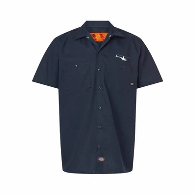 Camisa de Trabajo Oficial Robinson Helicopter Dickies Manga Corta para Hombre XL Foto 1 de 3