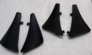2020-2023 Chevrolet Corvette C8 Rear Molded Splash Guards 84263457 Black OEM GM - Picture 1 of 8