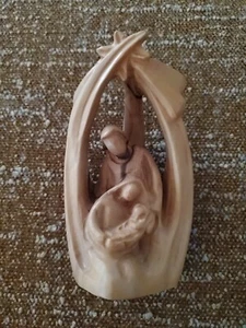 Handarbeit Olivenholz Heilige Familie Figuren Krippe Weihnachtsstatue Geschenk Heiliges Land - Bild 1 von 7