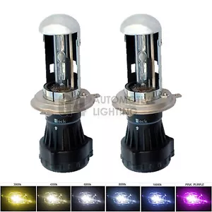 2x NEW Bi-Xenon H4 9003 HB2 HID Bulbs AC 35W Hi/Lo H/L Dual Beam Headlight - Picture 1 of 5
