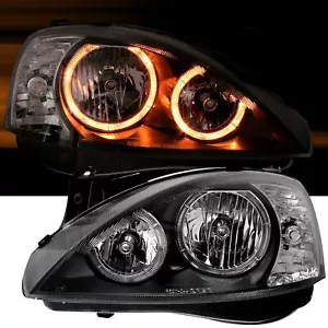 Angel Eyes Scheinwerfer Set für Opel Corsa C 00-06 in Schwarz H7 links rechts - Bild 1 von 5