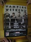 Vampire Weekend Poster Bandshot Sept 7 Molson