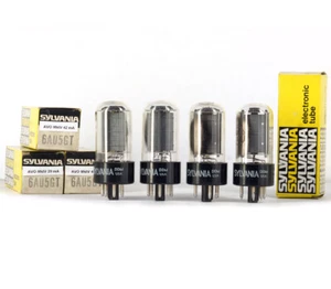 MATCHED QUAD 6AU5GT SYLVANIA NOS Tube Valvola Valve  진공관 Röhre Lampe TSF 真空管 - Picture 1 of 2