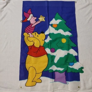 Winnie The Pooh Christmas Yard Flag Disney - Picture 1 of 5
