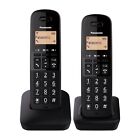Panasonic Home Phone KX-TGB612EB Telefon bezprzewodowy Twin Czarny