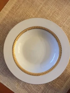 Neuwertige Retroneu Imperial Gold 22K Goldrand Band Suppenschüssel(n) - Bild 1 von 4