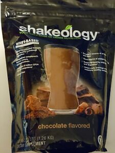 SHAKEOLOGY CHOCOLATE Protein Shake Mix Powder Bag ~ NEW ~ Expire 11/2022