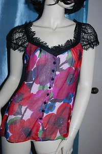 NANETTE LEPORE BLOUSE SZ 10 12 MINT!!!!! - Picture 1 of 4
