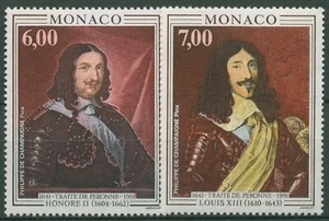 Mónaco 1991 Tratado de Péronne Príncipe Honoré Rey Luis XIII.2028/29 nuevo - Imagen 1 de 1