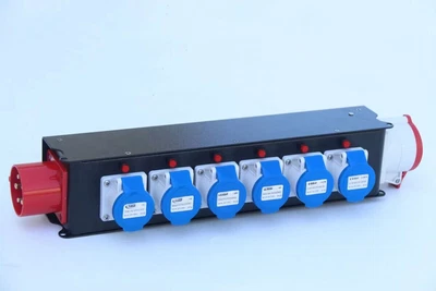 High Quality Power Equipment 32A 5P CEE Stage Power Distributor Box for Stage