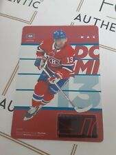 Max Domi Hockey Card Stick Game Used Piece Rare Montreal Canadiens Limited 
