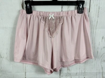 Flora by Flora Nikrooz Rosa Encaje Dormir Pantalones Cortos Pijama Ropa de dormir Talla M Foto 1 de 4
