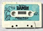1985 Vintage Walt Disney's Bambi Fisher-Price Cassette Tape