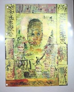 Purvis Young TEARS OF THE ANGEL Poster- Signed (A10-G18) - Picture 1 of 6