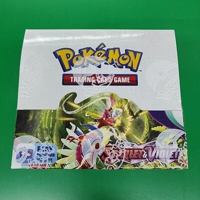 Pokemon Escarlata Y Violeta Booster Box Base Set 36pk Sellado De Fábrica Nuevo Foto 1 de 4