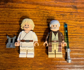New LEGO Star Wars Luke Skywalker & Obi-wan Minifigures Mos Eisley Cantina 75052