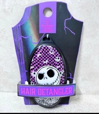 Disney Nightmare Before Christmas Jack Skellington  Detangler Hairbrush-NEW - Image 1 of 3
