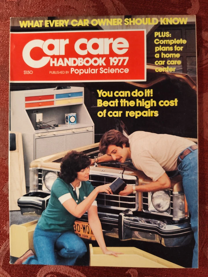 Rare Popular Science CAR CARE Handbook 1977 Mobile Car Care Center - Image 1 of 1