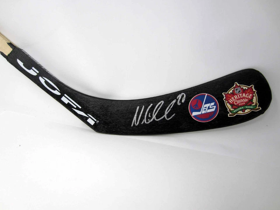 Hoja de palo de hockey NIKOLAJ EHLERS Winnipeg Jets autógrafo FIRMADO con certificado de autenticidad Foto 1 de 1