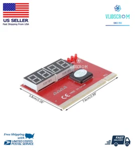 Analizator PC 4-cyfrowy komputer karta PCI POST płyta główna LED tester diagnostyczny PCB - Zdjęcie 1 z 7