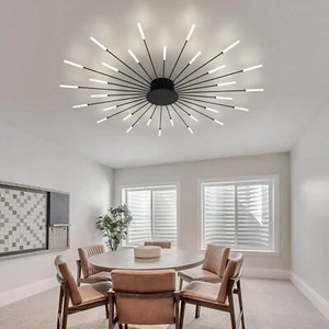 Plafoniera moderna minimalista,30 teste plafoniera LED, per soggiorno - Foto 1 di 7