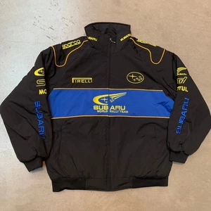 Chaqueta de bombardero de carreras unisex WRC World Rally Subaru de colección de varias tallas - Imagen 1 de 5