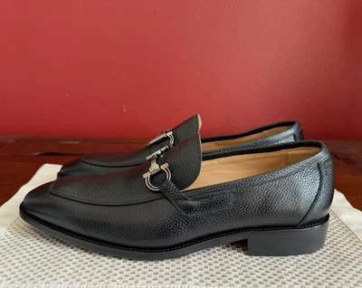 Salvatore Ferragamo Moccasin Gancini Men's Size: US 11 / EU 45, Black, Pre-owned - Image 1 of 4