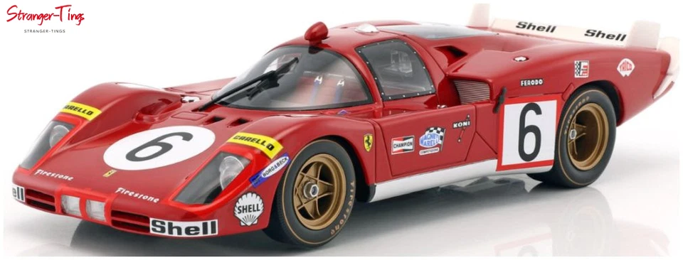 IXO Models Ferrari 512S Long Tail #6 24h Le Mans 1970 Vaccarella 1:18 Scale - Image 1 of 1