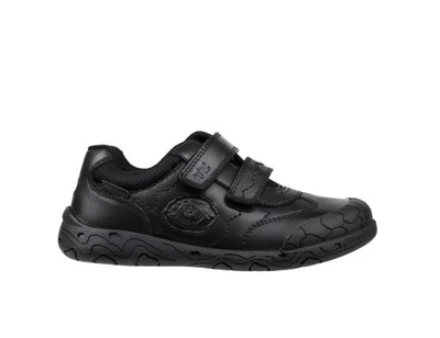 Zapatos escolares de dinosaurios ToeZone Luca para niños con parachoques en la punta Foto 1 de 4