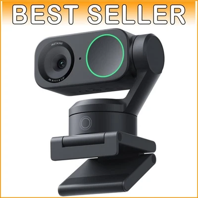 4K HD Webcam for PC/Mac with AI Noise-Canceling Mic and Multi-Platform Support - Image 1 of 4