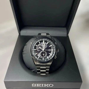 Seiko Astron 7X52 0AA0 GPS Solar Titan schwarzes Zifferblatt Herrenuhr Japan - Bild 1 von 11