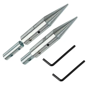 BLSGBUIDING 1/2" & 5/8" Tapered Spindle Adapter Threaded for Buffing Polishin... - Picture 1 of 7