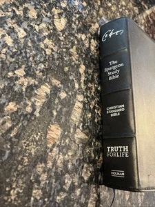 The Spurgeon's Study Bible KJV Holman Black Genuine Leather King James Version - Bild 1 von 18