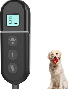 Ultrasonic Anti Dog Barking Repeller Trainer LED Light Gentle Chaser Sonics Stop - Picture 1 of 13