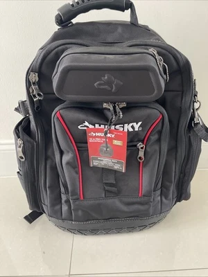 Mochila para herramientas profesionales HUSKY H-68004-03 16 pulgadas con base moldeada impermeable Foto 1 de 4