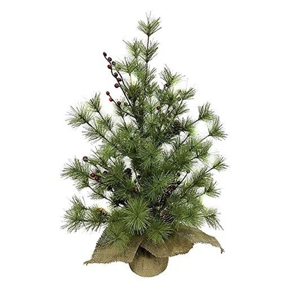 24 Inch Pine Tree with Berries and Pinecones Artificial TR0204 - Image 1 of 2