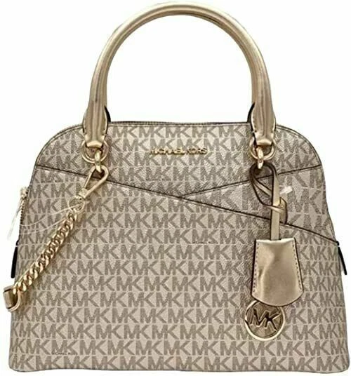 Michael Kors Jet Set Travel Small TZ Shoulder Tote - Vanilla Gold