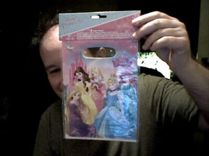 DISNEY PRINCESS 8 PARTY BAGS BIRTHDAY CHRISTMAS PARTIES KIDS HOLDER - Picture 1 of 1