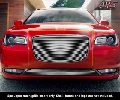 Fits 2015-2023 Chrysler 300C/15-21 300S Upper Aluminum Chrome Billet Grille - Изображение 1 из 4
