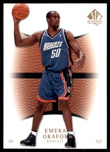 2007-08 SP Authentic Emeka Okafor Charlotte Bobcats #24