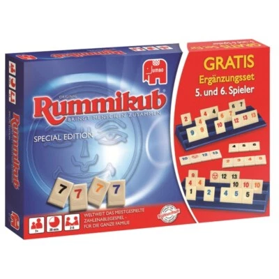 Rummikub Spiel Special Edition mit Ergänzungsset 5. und 6. Spieler NEU & OVP - Bild 1 von 4