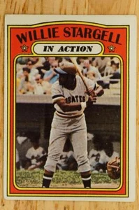 1972 Topps Baseball Card Willie Stargell In Action #448 Pittsburgh Pirates - Picture 1 of 2