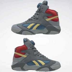 Reebok Shaq Attaq DC Comics Grey Red Superman Man of Steel HQ4587 Men's 9 Shoes - Picture 1 of 17