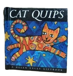 Cat gift book witty cat related sayings Cat Quips by Exley 77 pgs., 1998 - Picture 1 of 3