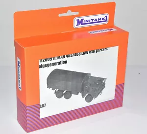 MINITANK 211200911 LKW 6x6 MAN 7to gl Pritsche /Plane, Bausatz Bw NEU & OVP 1:87 - Bild 1 von 2