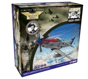 CORGI AVIATION ARCHIVE P-51D MUSTANG 44-15152/Q1-T 'JERSEY JERK' AA27708 - Picture 1 of 9
