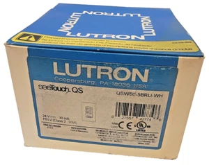 Estación de pared Lutron QSWS2-5BRLN-WH SeeTOUCH 5 botones - Imagen 1 de 6