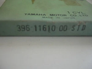 Yamaha YAS3 RD125 Piston Ring STD NOS RD125A STANDARD Size RINGS 396-11610-00 - Picture 1 of 1